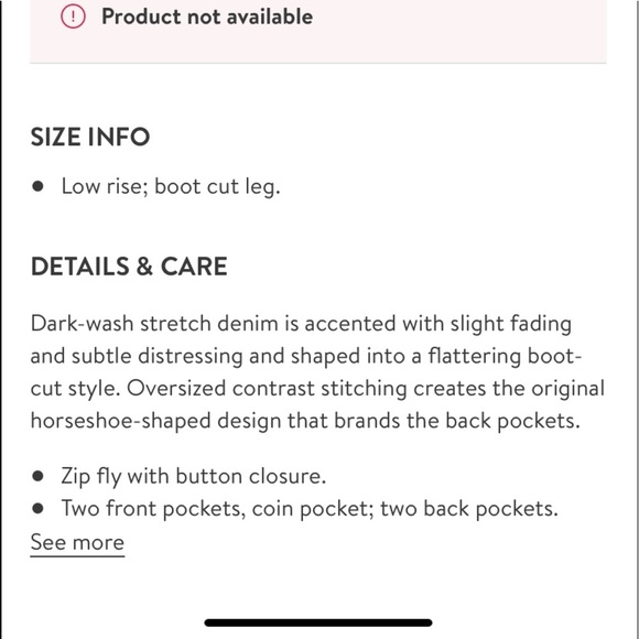 True Religion Gina boot cut jeans Size 27 - Picture 7 of 9